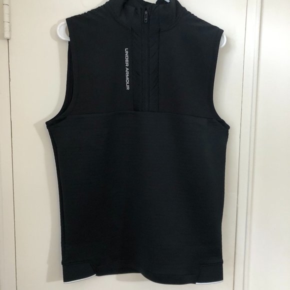 Under Armour 1373408-001 Men's Small UA Storm Daytona Golf Vest black New